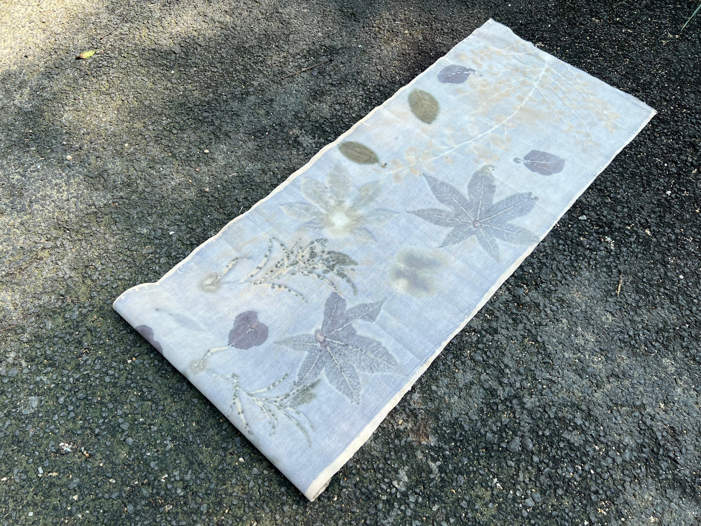 Hand Dyed Tea Mat Natura Plant Dyed Cotton Tea Table Cloth  Chabu Chaxi