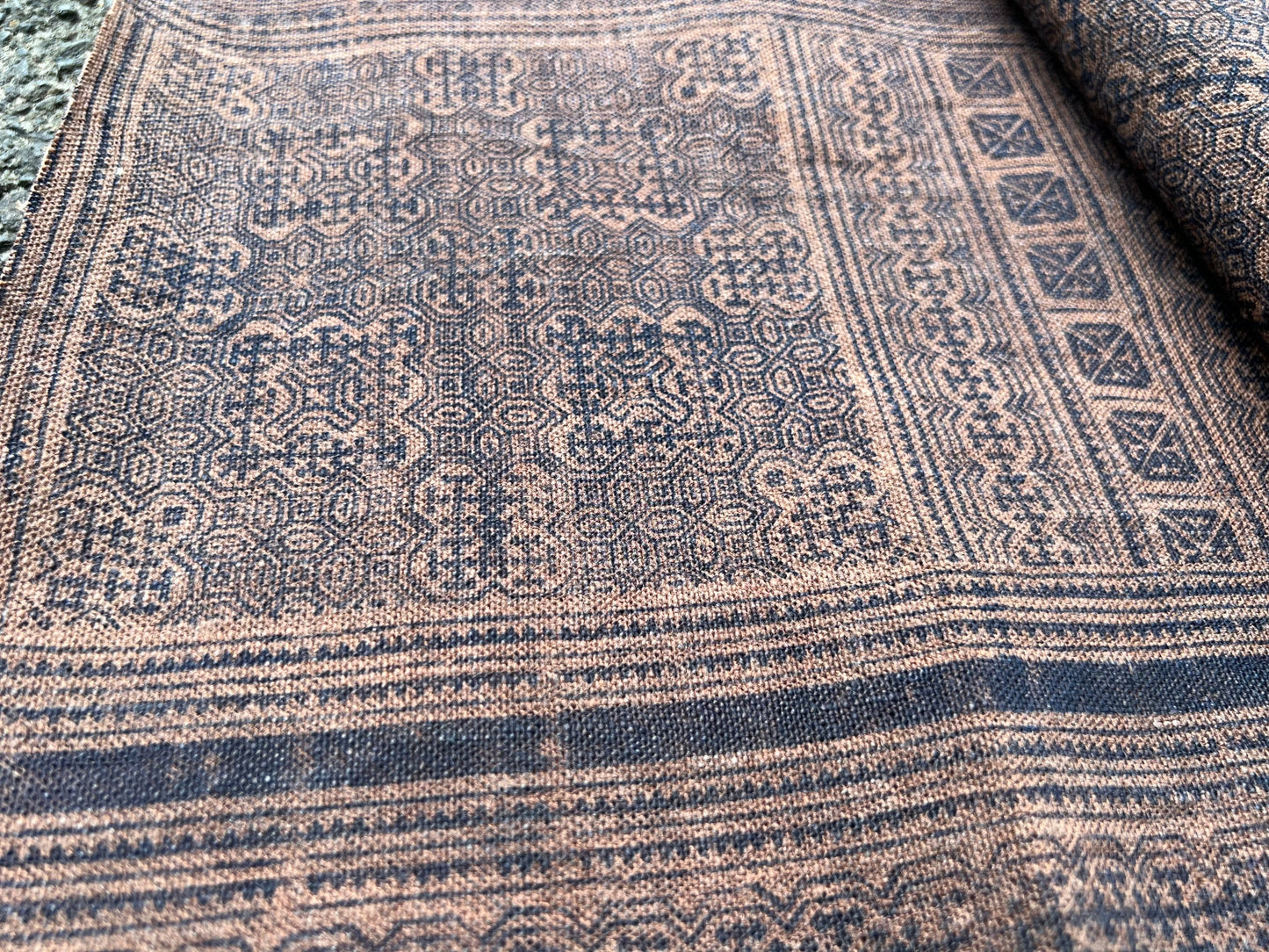 Hand-dyed Batik Fabric Chinese Miao Style Tea Table Cloth Natural Dye Classic Style Vintage Style Tea Mat Chaxi