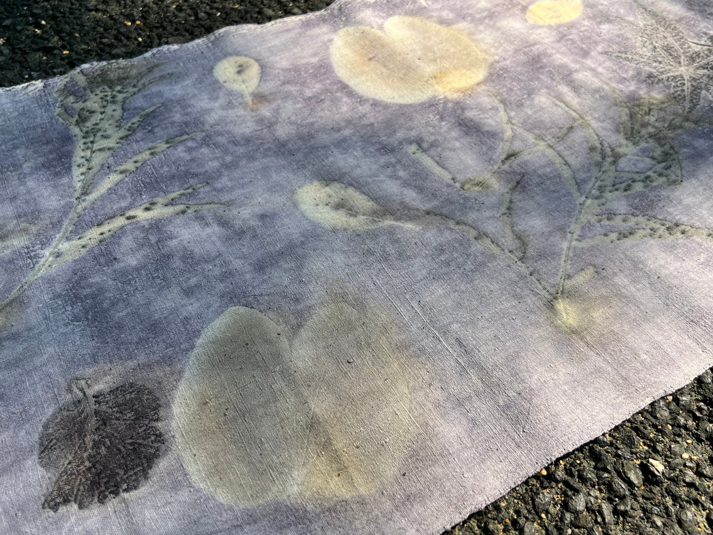 Hand Dyed Mauve Color Tea Table Cloth Natura Plant Dyed Cotton Tea Mat Chabu Chaxi