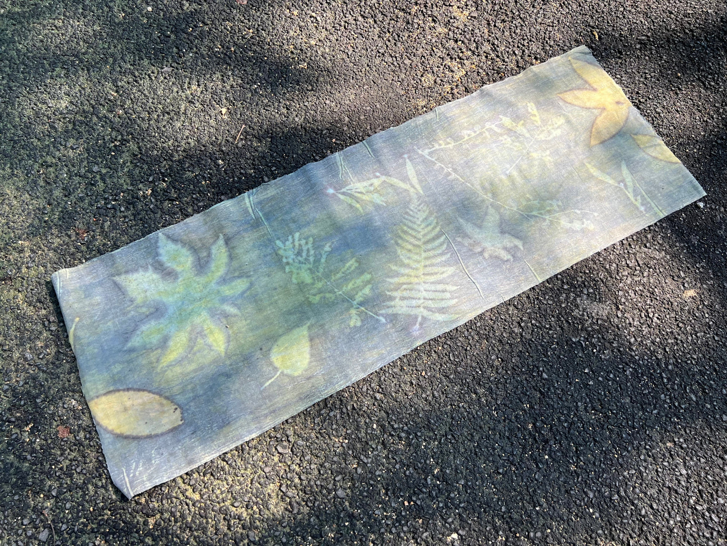 Hand Dyed Plant Dyed Tea Table Cloth Pure Cotton Tea Mat Chabu Chaxi