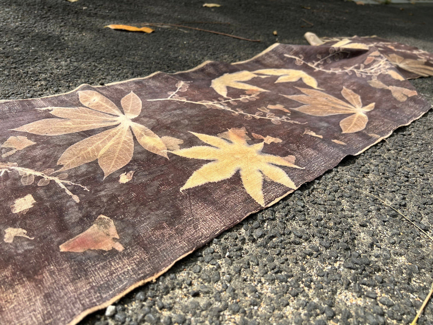 Tea Table Cloth Hand Dyed Plant Dyed Cotton Tea Mat Nature Dyed Chabu Chaxi