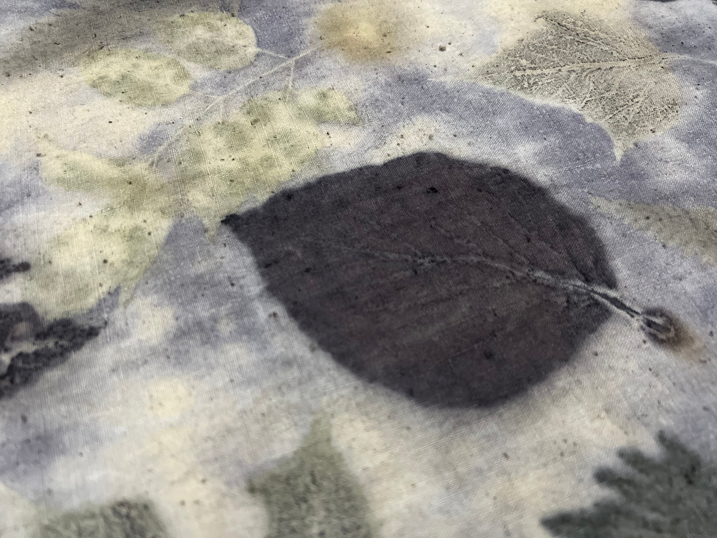 Tea Table Cloth Hand Dyed Plant Dyed Cotton Tea Mat Nature Dye Purple Chabu Chaxi