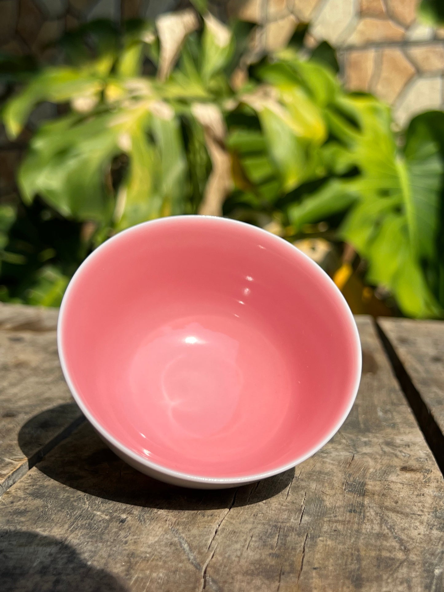 This is a Chinese Jingdezhen enamel teacup