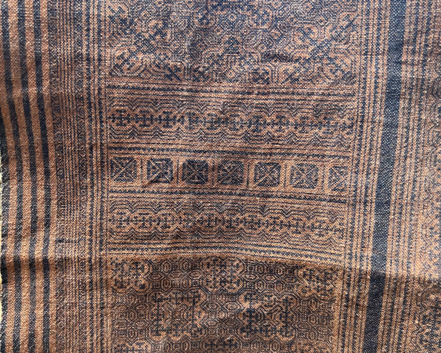 Hand-dyed Batik Fabric Chinese Miao Style Tea Table Cloth Natural Dye Classic Style Vintage Style Tea Mat Chaxi