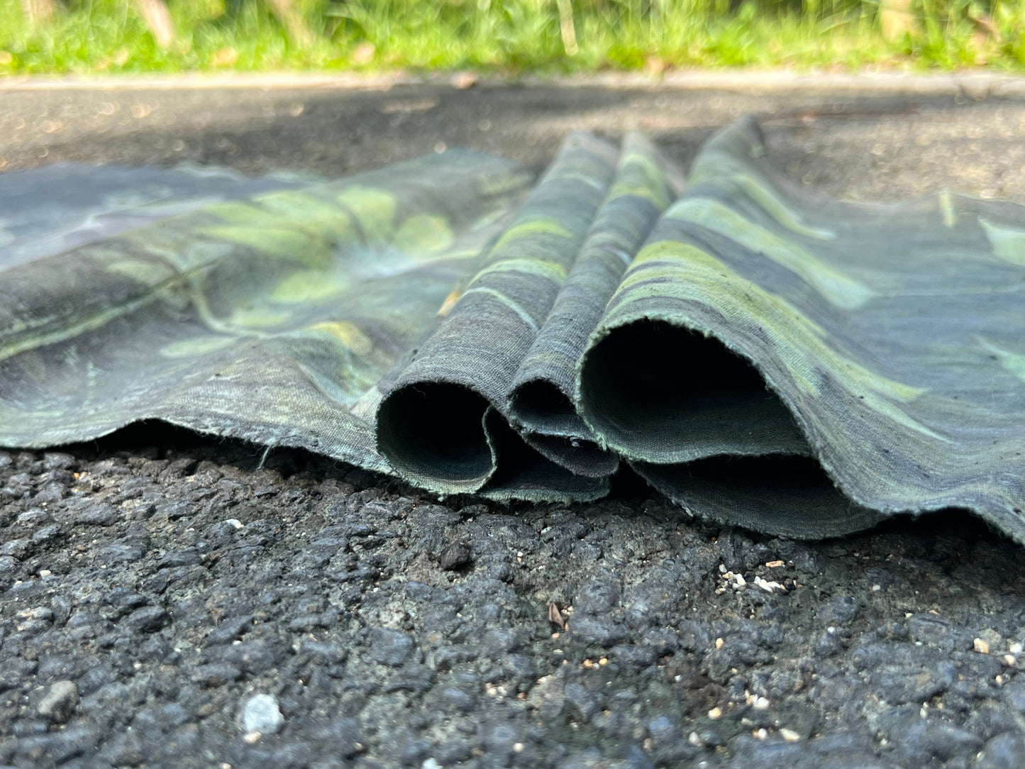 Hand Dyed Tea Table Cloth Natura Plant Dyed Cotton Tea Mat Chabu Chaxi