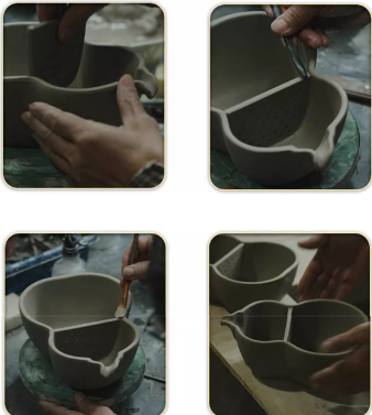 This is a pottery kettle