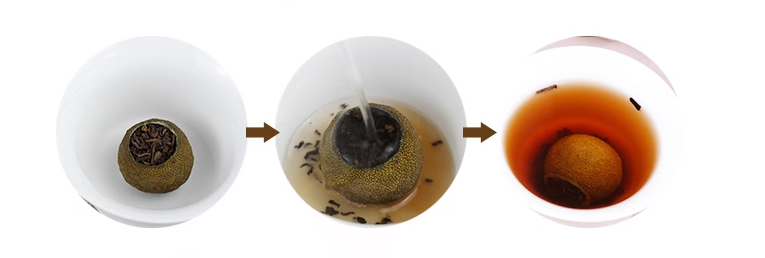 This is Chinese ripe Puerh Xiaoqinggan