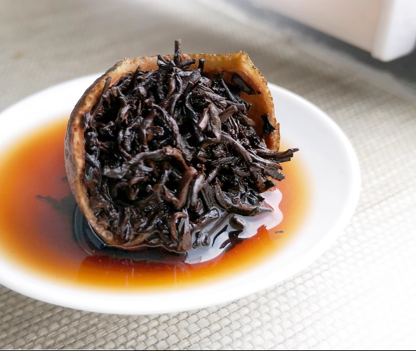 This is Chinese ripe Puerh Xiaoqinggan