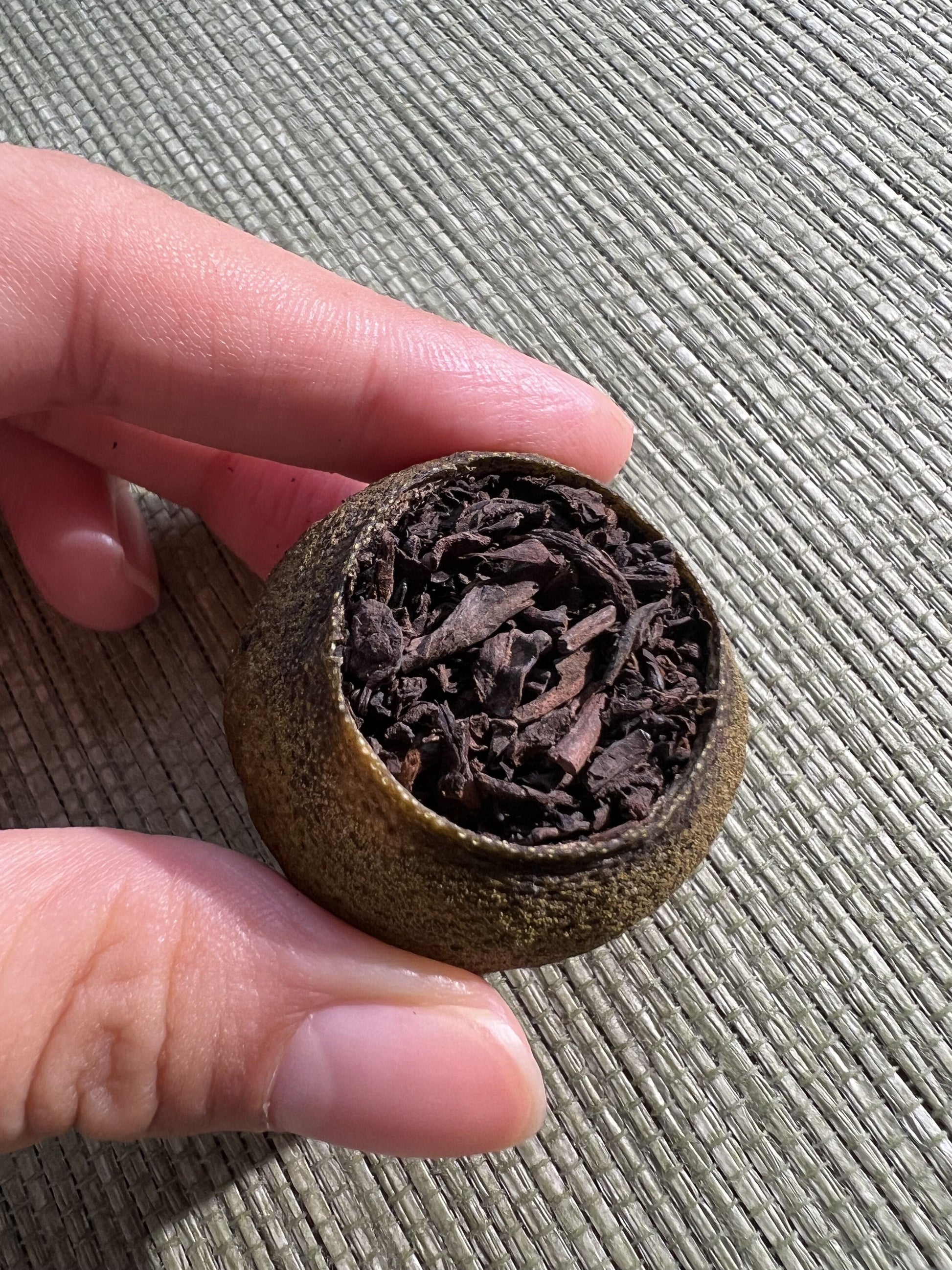 This is Chinese ripe Puerh Xiaoqinggan