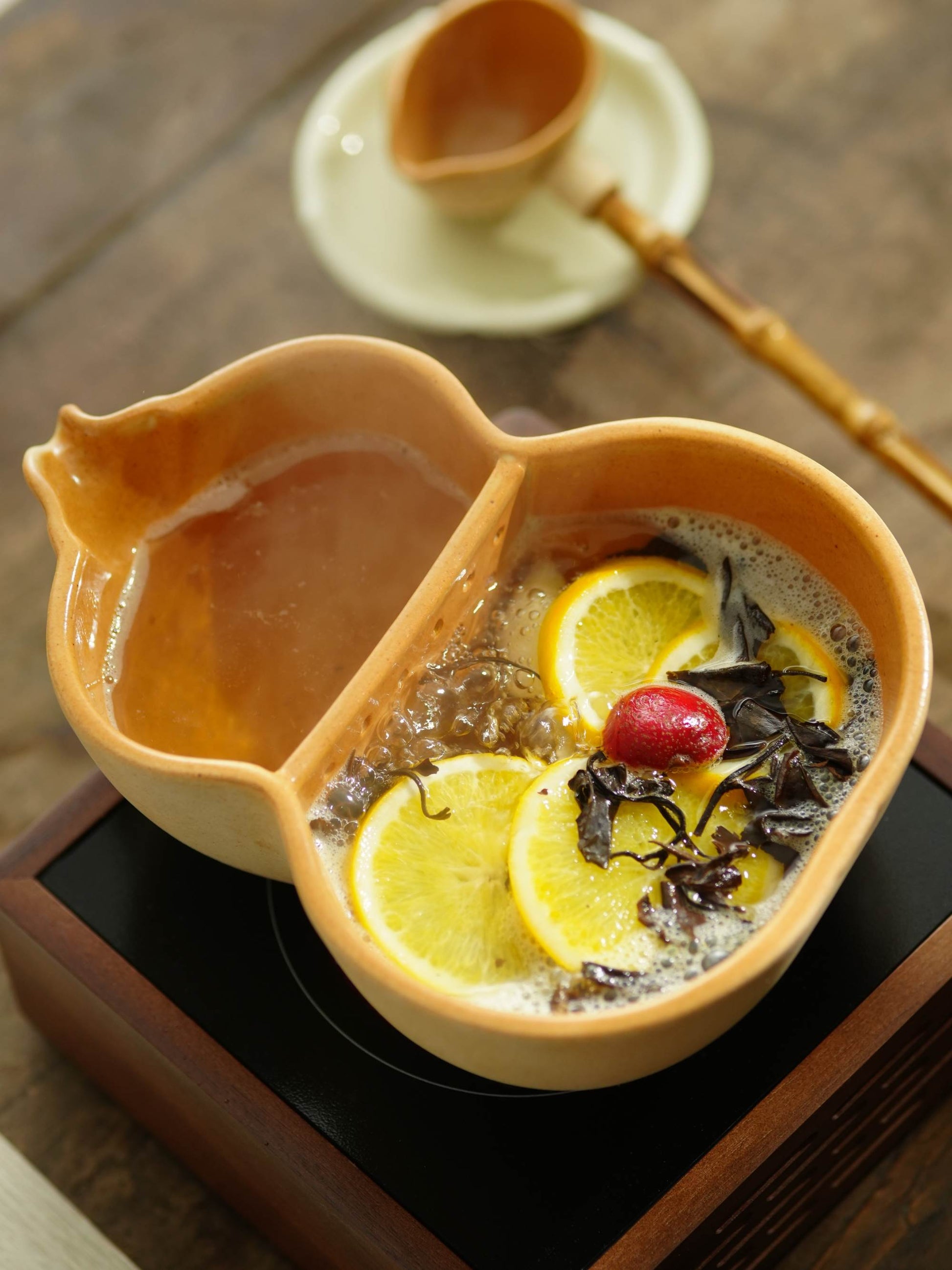 This is a pottery kettle