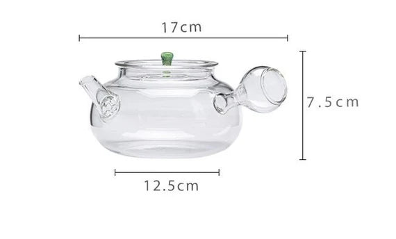 This is a glass kettle