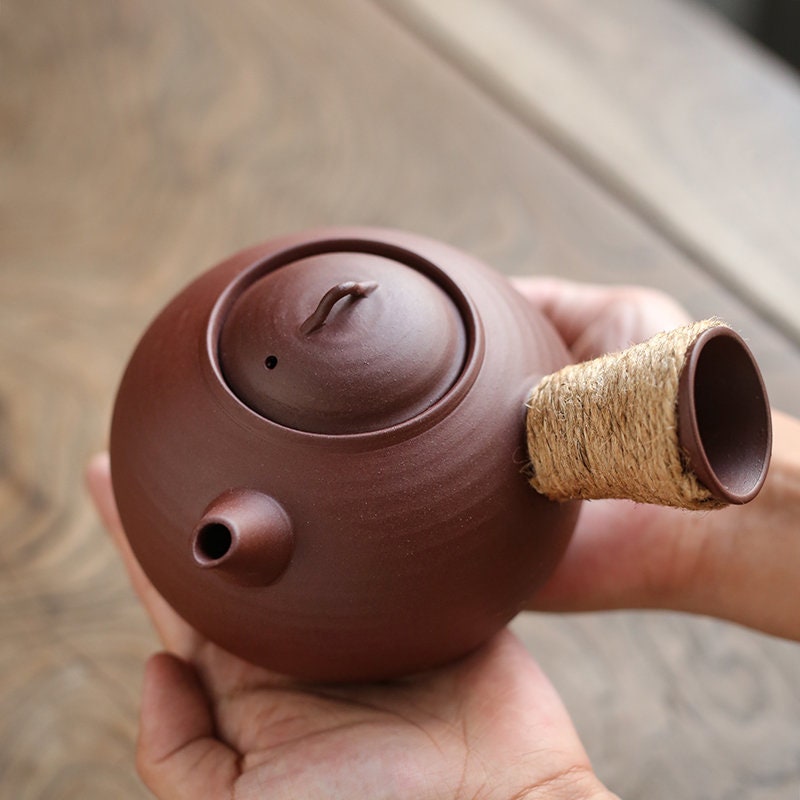This is a pottery kettle
