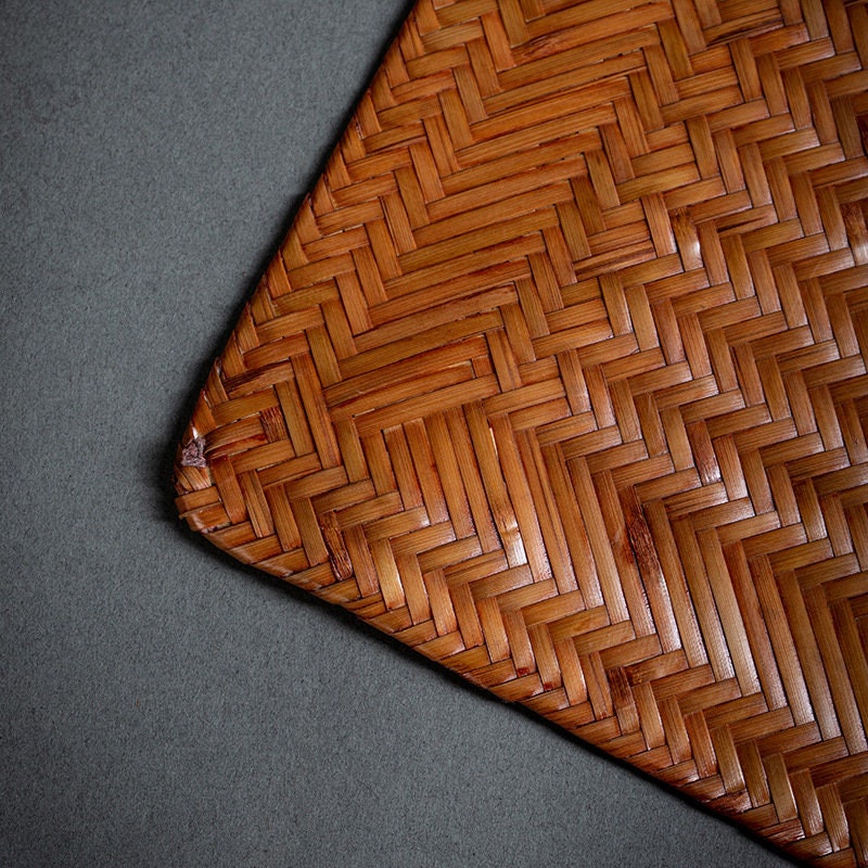 This is a bamboo weaving tea cushion table cloth