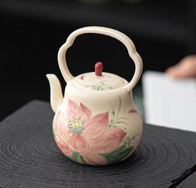 this is a ceramic teapot