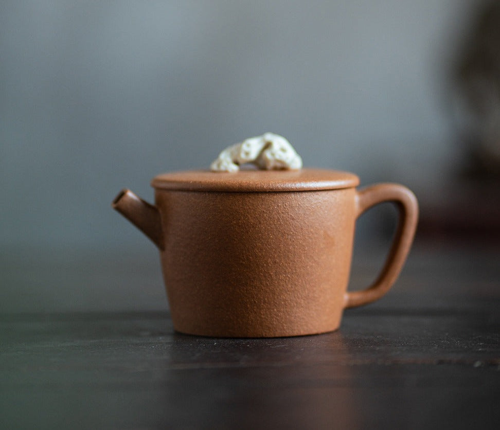 This is a Yixing teapot. this is Chinese yixing clay teapot 