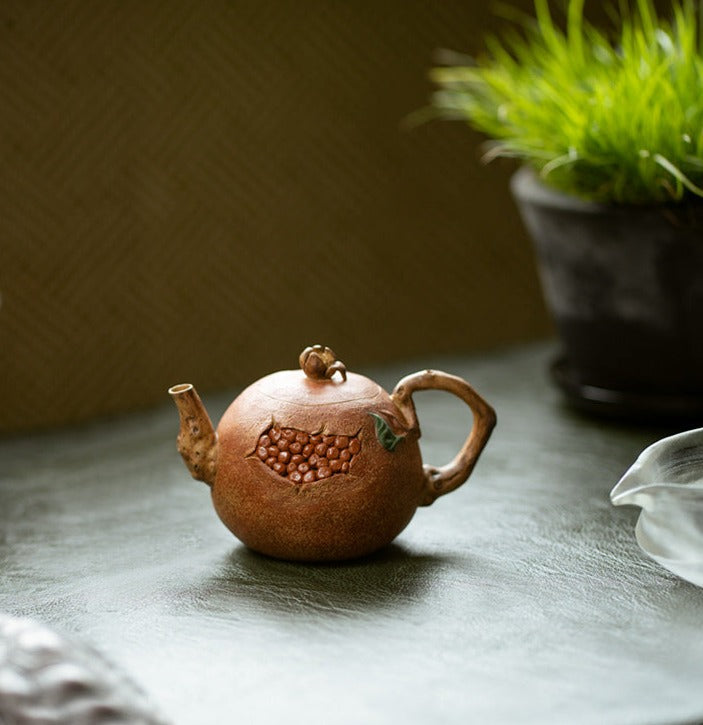 This is a Yixing teapot. this is Chinese yixing clay teapot 