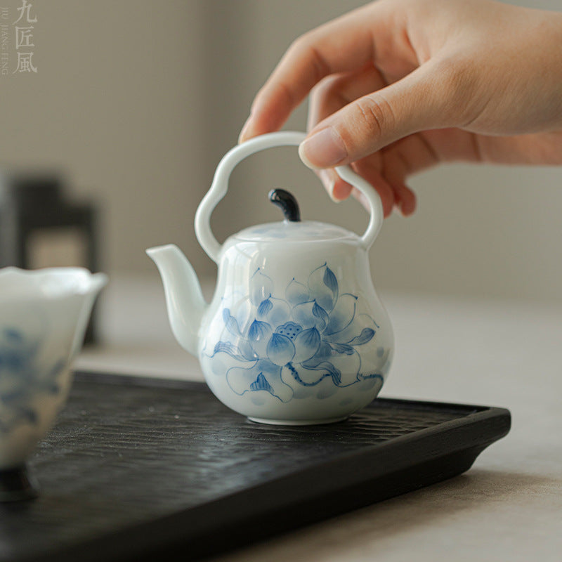 this is a ceramic teapot