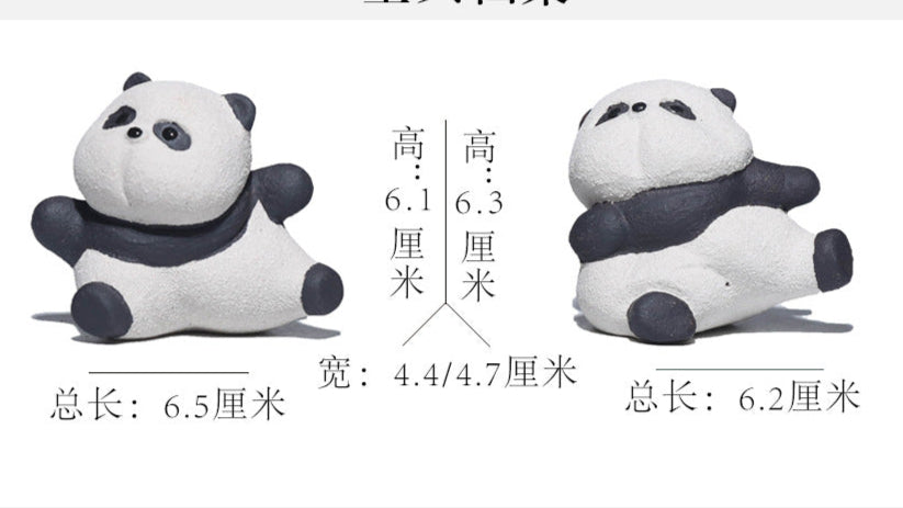 this is Chinese Yixing clay panda tea pet