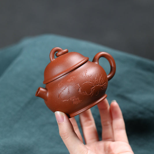 This is a Yixing teapot. this is Chinese yixing clay teapot