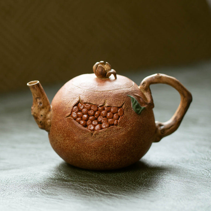 This is a Yixing teapot. this is Chinese yixing clay teapot 