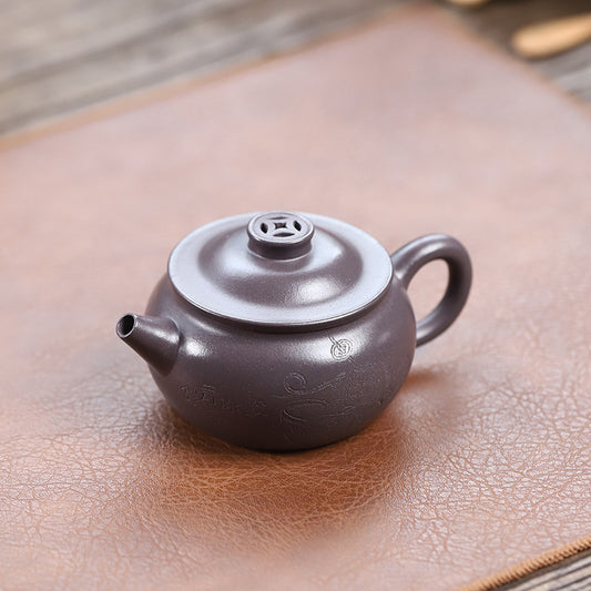 This is a Yixing teapot. this is Chinese yixing clay teapot 