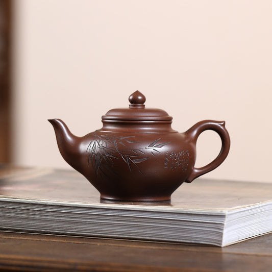 This is a Yixing teapot. this is Chinese yixing clay teapot 