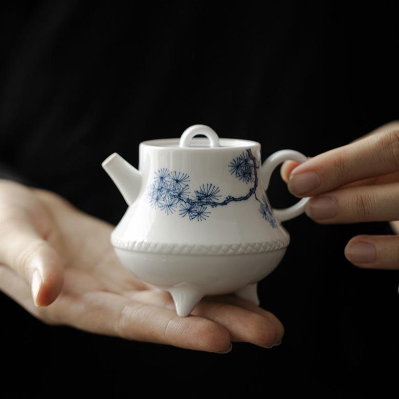 this is a ceramic teapot