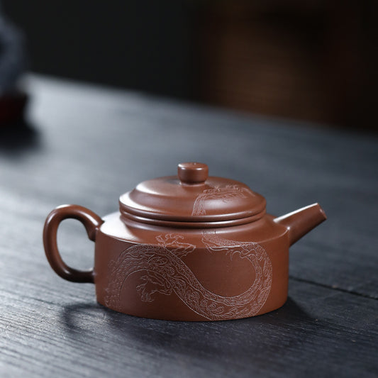 This is a Yixing teapot. this is Chinese yixing clay teapot 