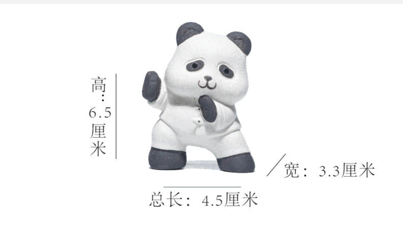 this is Chinese Yixing clay panda tea pet