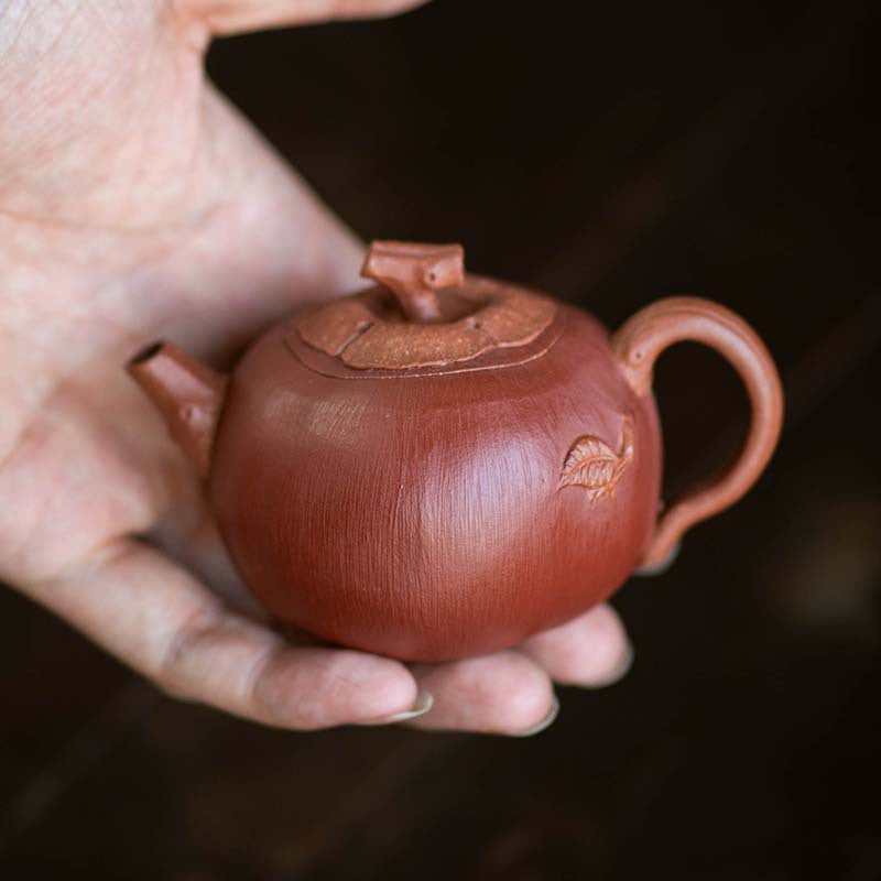 This is a Yixing teapot. this is Chinese yixing clay teapot 