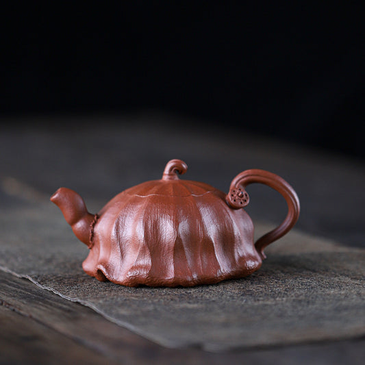 Handcrafted Original Design Chinese Jingdezhen Zisha Purple Mud Teapot Artwork Pottery Teapot