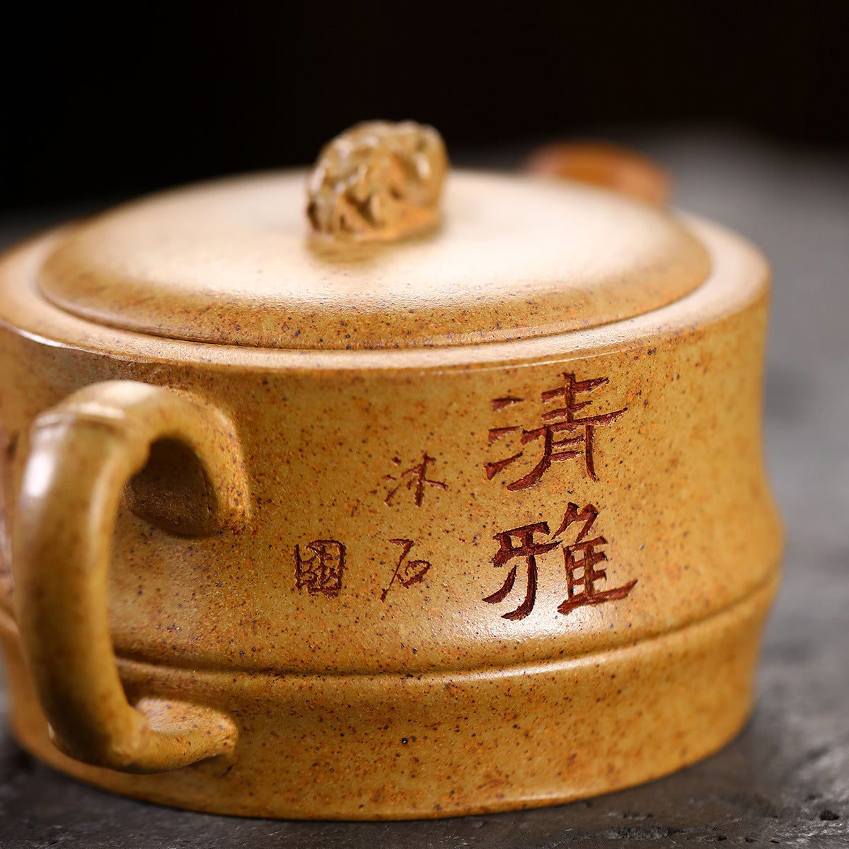 This is a Yixing teapot. this is Chinese yixing clay teapot 