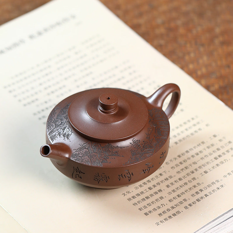 This is a Yixing teapot. this is Chinese yixing clay teapot 