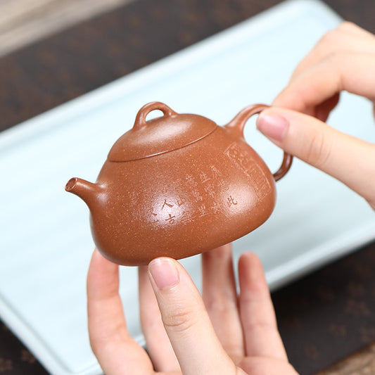 This is a Yixing teapot. this is Chinese yixing clay teapot