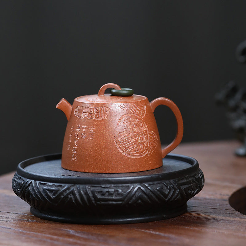 This is a Yixing teapot. this is Chinese yixing clay teapot