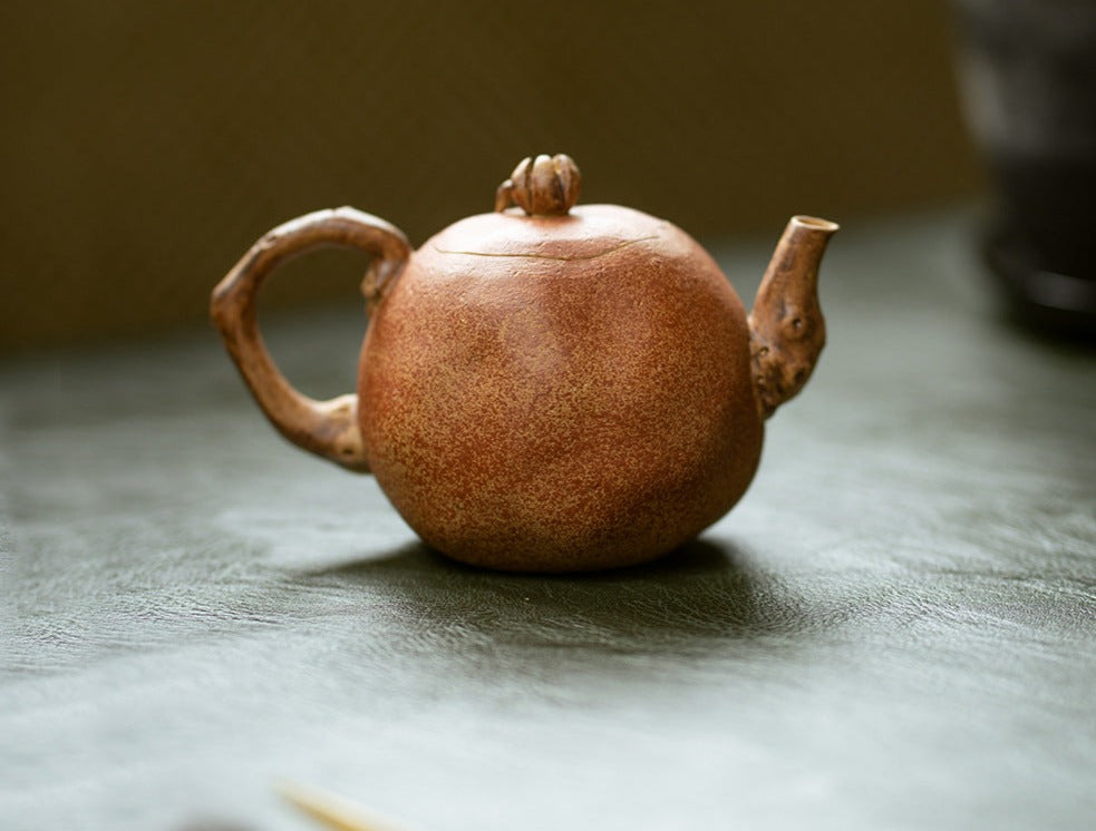 This is a Yixing teapot. this is Chinese yixing clay teapot 