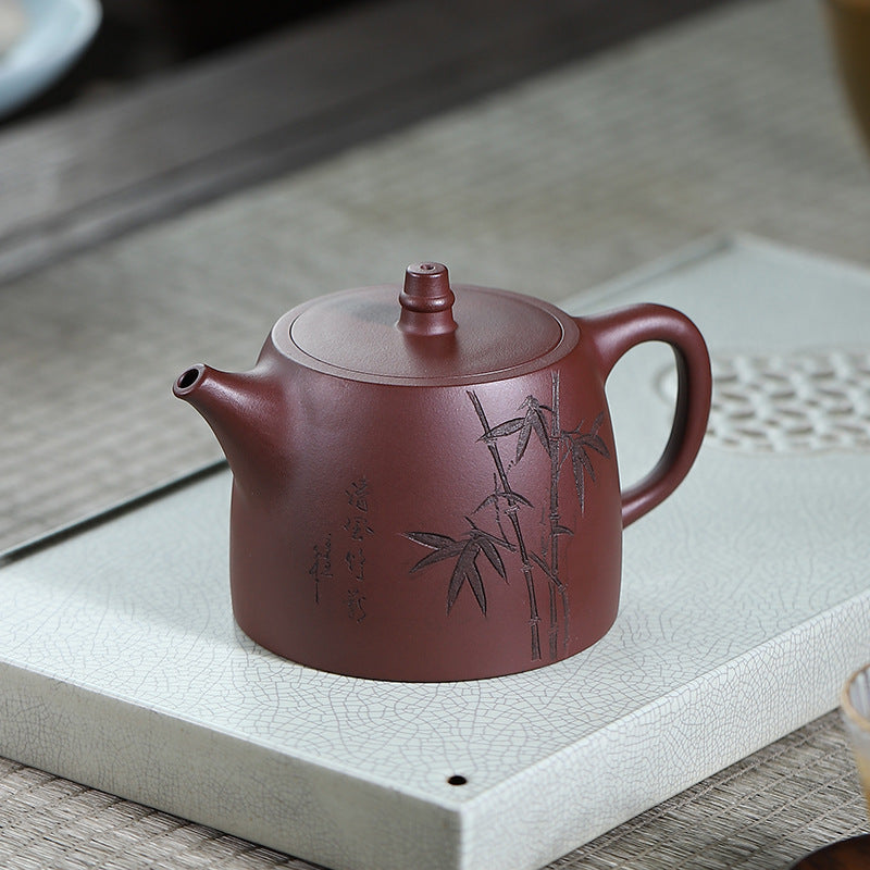 This is a Yixing teapot. this is Chinese yixing clay teapot 