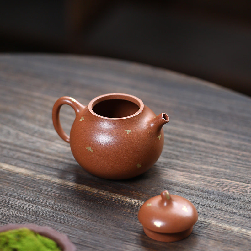 This is a Yixing teapot. this is Chinese yixing clay teapot 