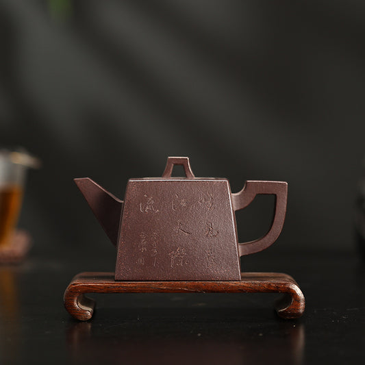 This is a Yixing teapot. this is Chinese yixing clay teapot