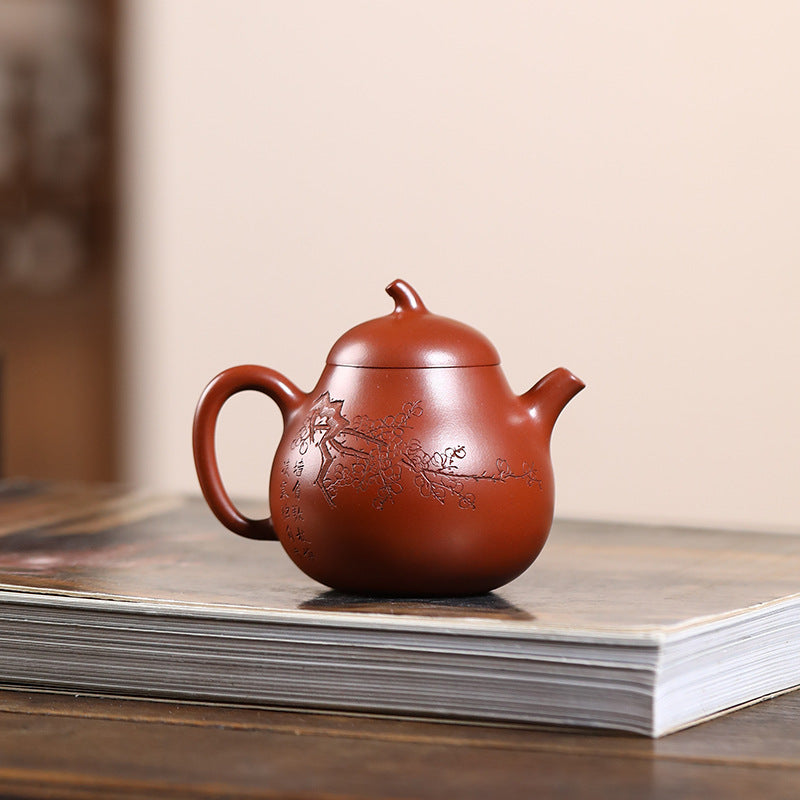 This is a Yixing teapot. this is Chinese yixing clay teapot 