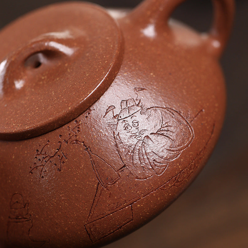 This is a Yixing teapot. this is Chinese yixing clay teapot