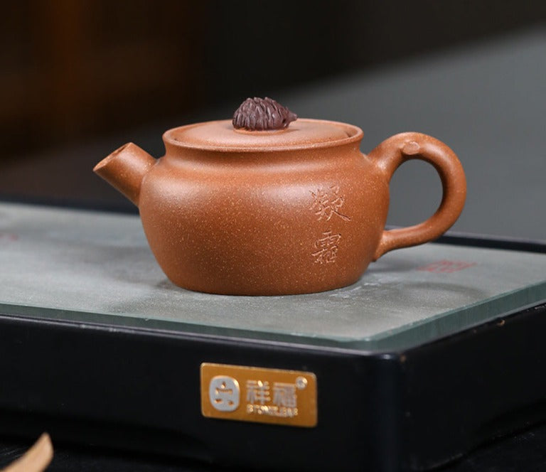 This is a Yixing teapot. this is Chinese yixing clay teapot 