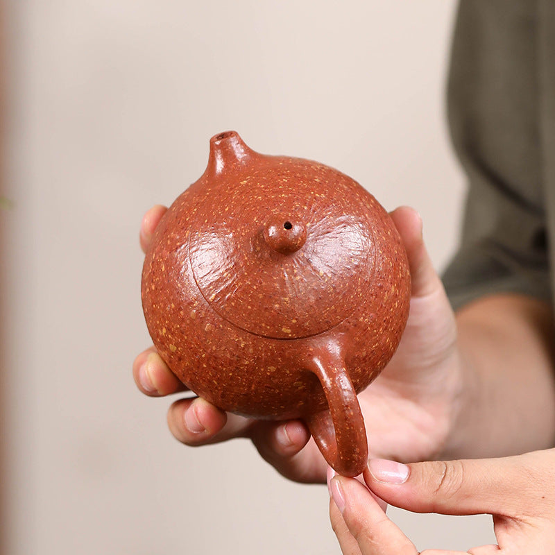 This is a Yixing teapot. this is Chinese yixing clay teapot 