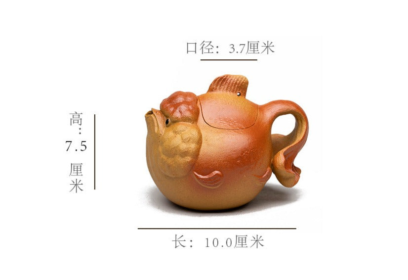 This is a Yixing teapot. this is Chinese yixing clay teapot 