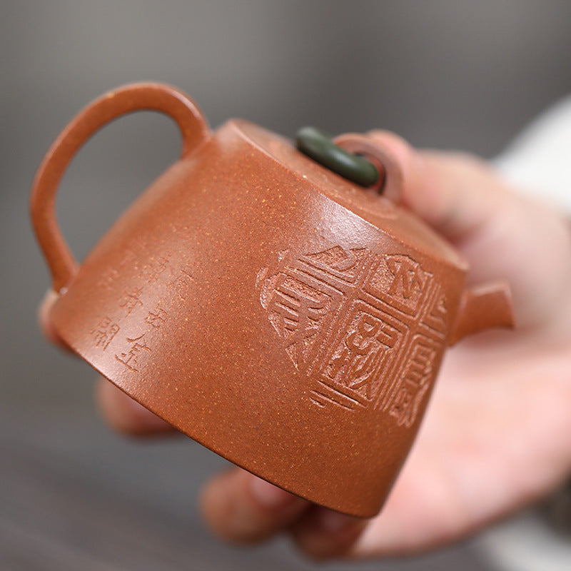 This is a Yixing teapot. this is Chinese yixing clay teapot