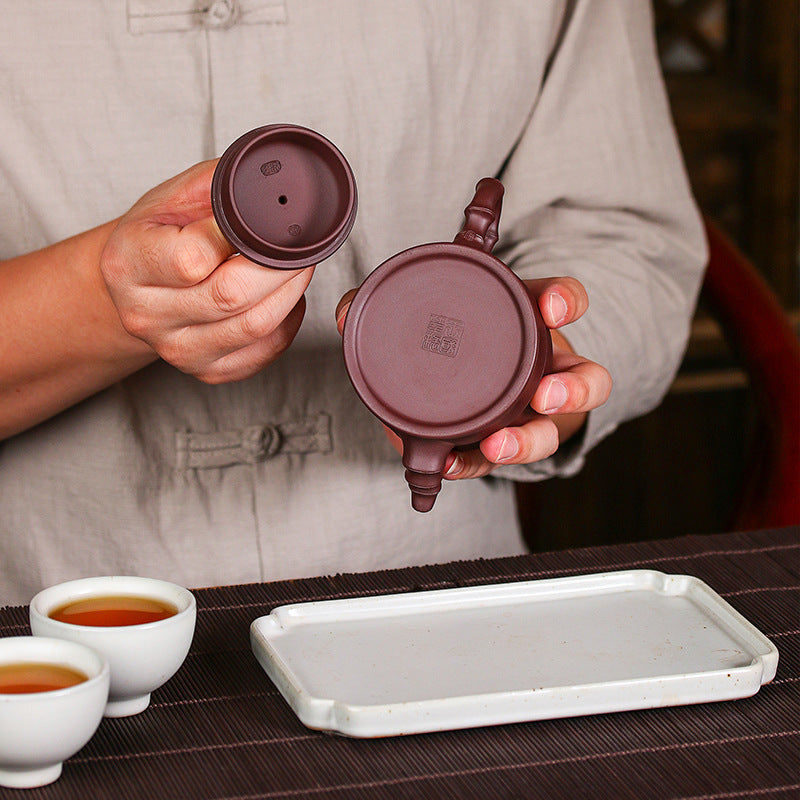 This is a Yixing teapot. this is Chinese yixing clay teapot 