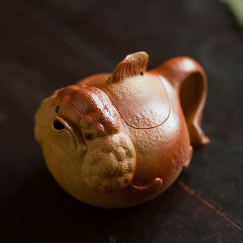 This is a Yixing teapot. this is Chinese yixing clay teapot 