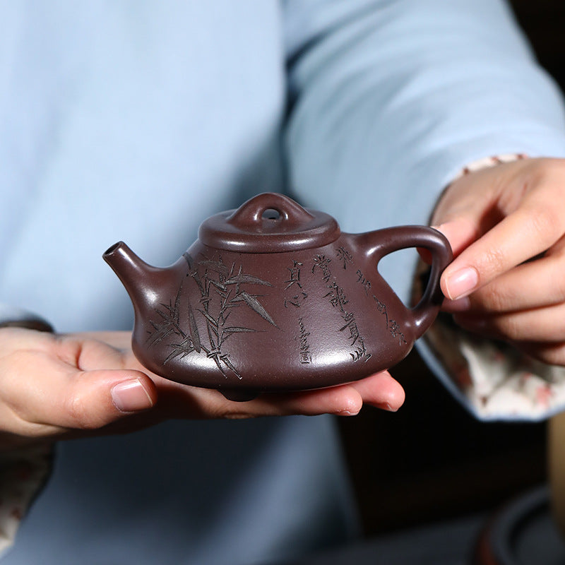 This is a Yixing teapot. this is Chinese yixing clay teapot 