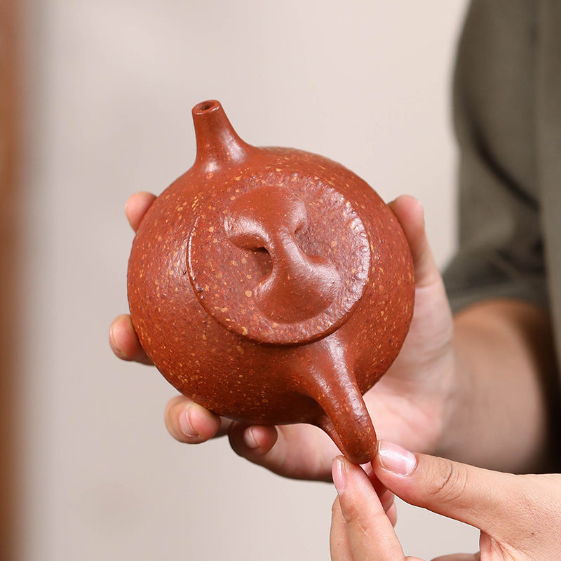 This is a Yixing teapot. this is Chinese yixing clay teapot 