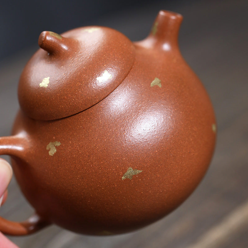 This is a Yixing teapot. this is Chinese yixing clay teapot 